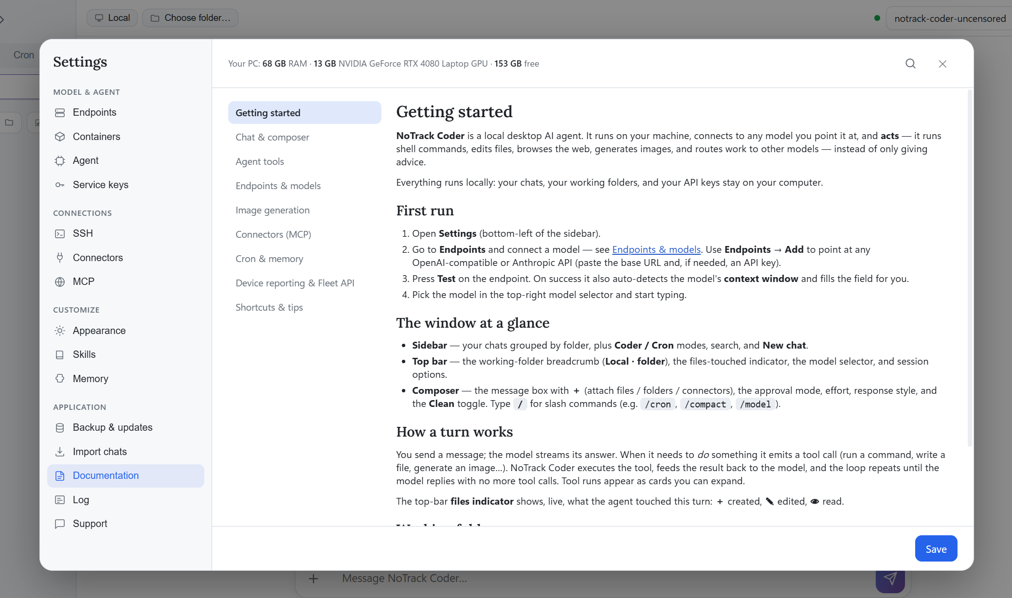 Shared reference: Getting started documentation. Follow the requirements for your actual software and chosen endpoint.